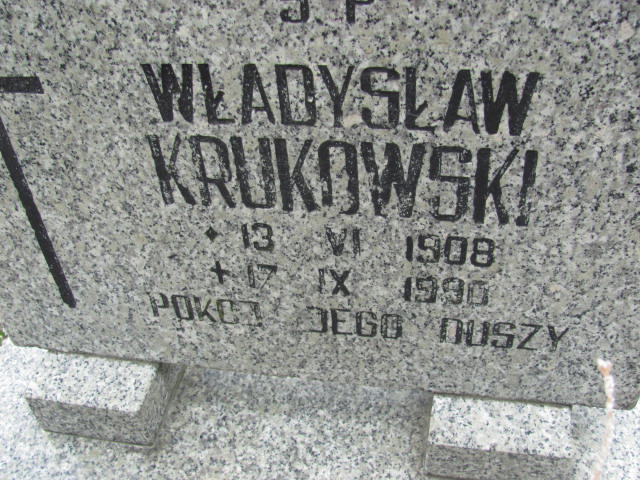 Władysław Krukowski 1908 Rudna - Grobonet - Wyszukiwarka osób pochowanych