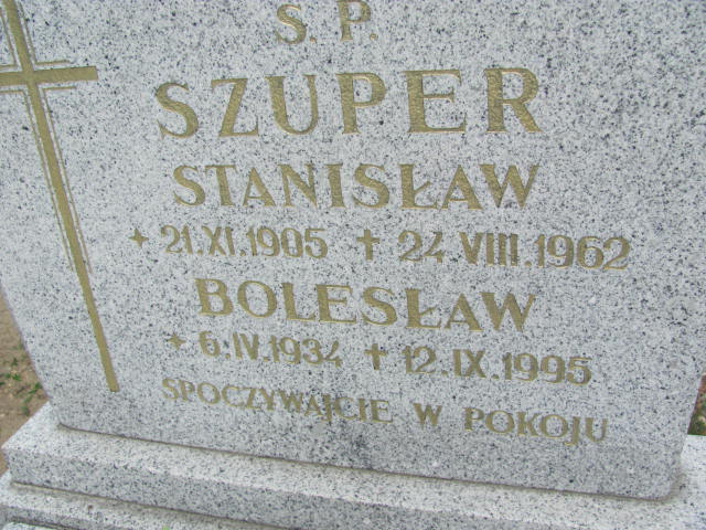 Stanisław Szuper 1905 Rudna - Grobonet - Wyszukiwarka osób pochowanych