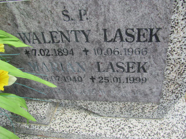 Grób Walenty Lasek