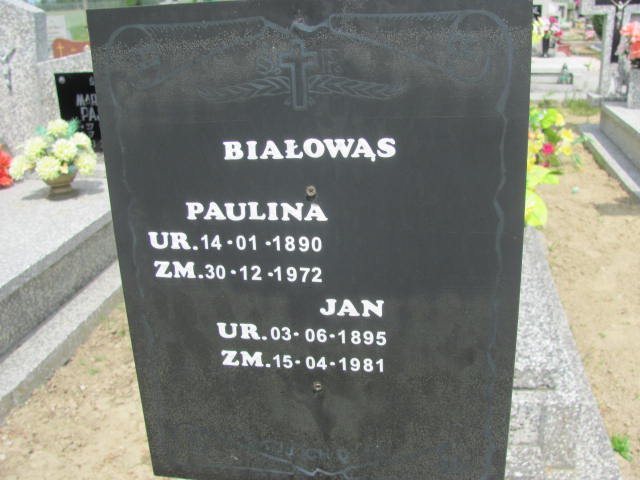 Paulina Białowąs 1890 Rudna - Grobonet - Wyszukiwarka osób pochowanych