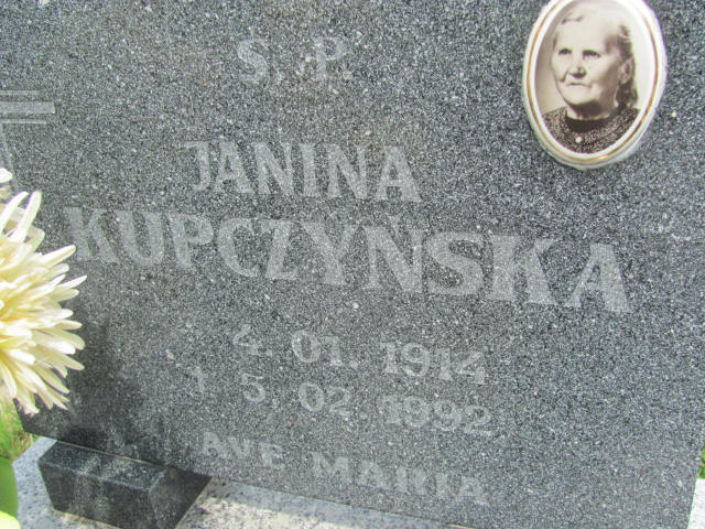 Janina Kupczyńska 1914 Rudna - Grobonet - Wyszukiwarka osób pochowanych