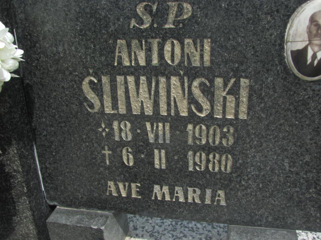 Antoni Śliwiński 1903 Rudna - Grobonet - Wyszukiwarka osób pochowanych