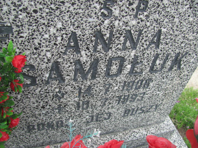 Anna Samołuk 1906 Rudna - Grobonet - Wyszukiwarka osób pochowanych
