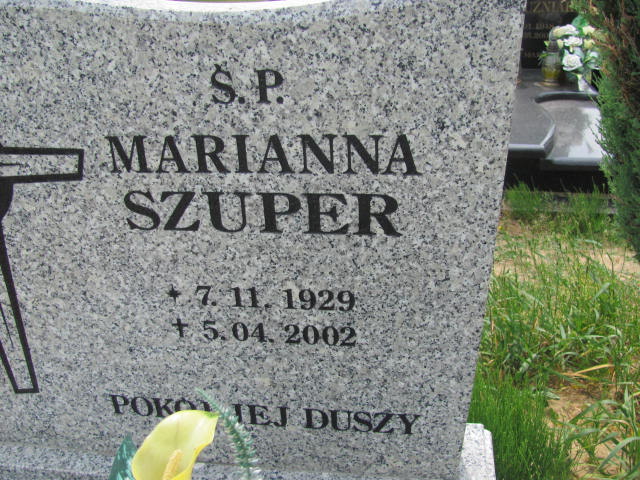 Marianna Szuper 1929 Rudna - Grobonet - Wyszukiwarka osób pochowanych