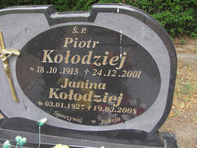 Piotr Kołodziej 1913 Rudna - Grobonet - Wyszukiwarka osób pochowanych