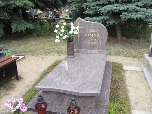 Grób Aniela Zimna