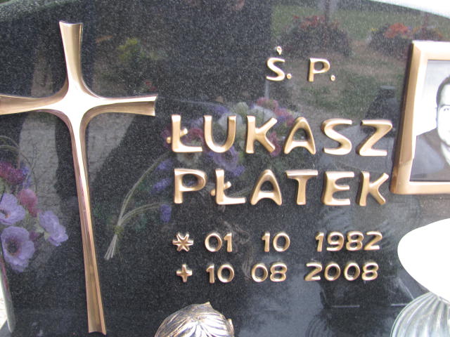 Łukasz Płatek 1982 Rudna - Grobonet - Wyszukiwarka osób pochowanych