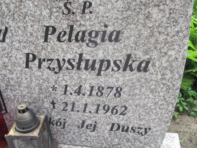 Grób Pelagia Przysłupska