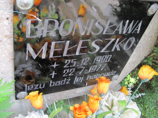 Bronisława Mełeszko 1900 Rudna - Grobonet - Wyszukiwarka osób pochowanych