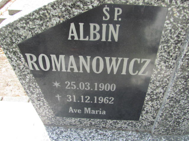 Maria Romanowicz 1896 Rudna - Grobonet - Wyszukiwarka osób pochowanych