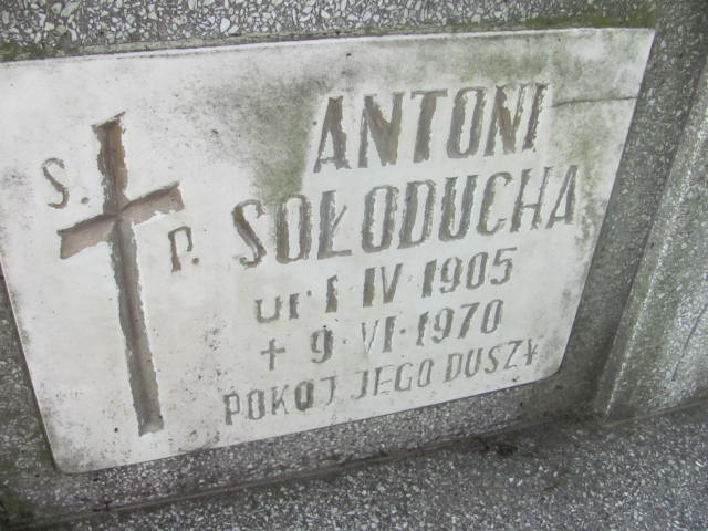 Grób Antoni Sołoducha