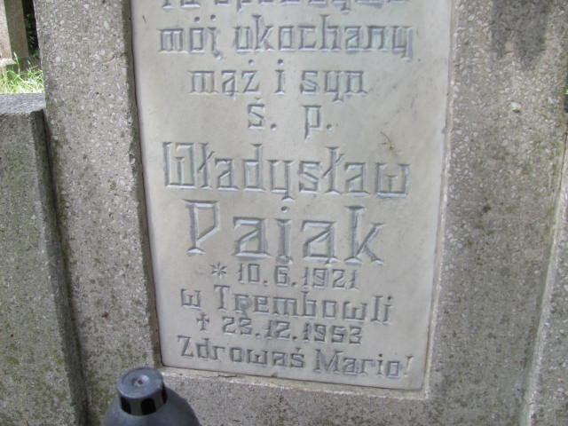 Grób Władysław Pająk
