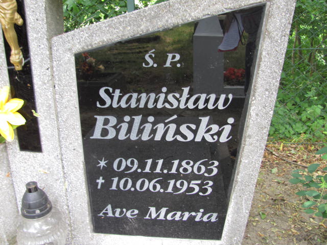 Grób Stanisław Biliński