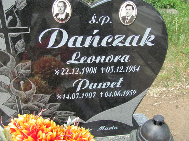 Paweł Dańczak 1907 Rudna - Grobonet - Wyszukiwarka osób pochowanych