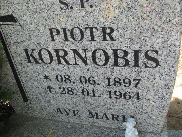 Piotr Kornobis 1897 Rudna - Grobonet - Wyszukiwarka osób pochowanych