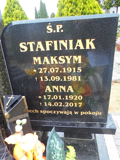 Grób Maksymilian Stafiniak