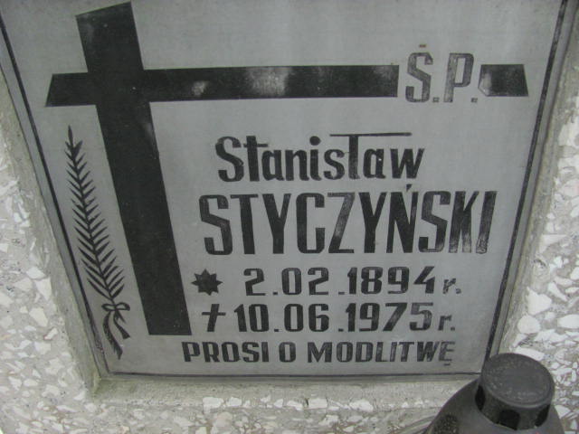 Grób Stanisław Styczyński