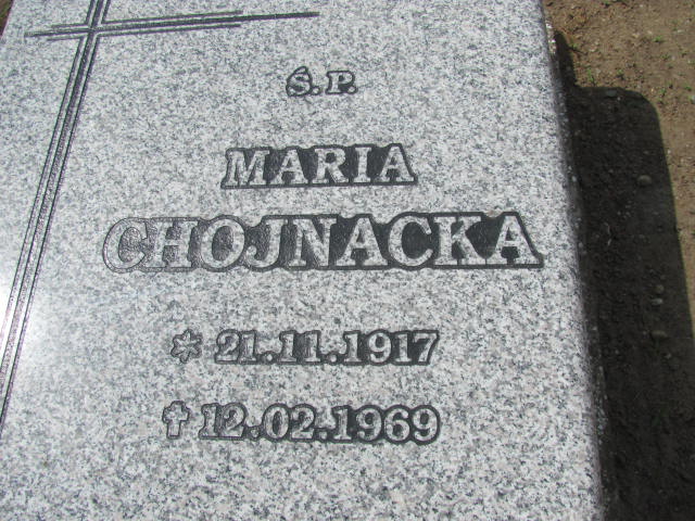 Maria Chojnacka 1917 Rudna - Grobonet - Wyszukiwarka osób pochowanych