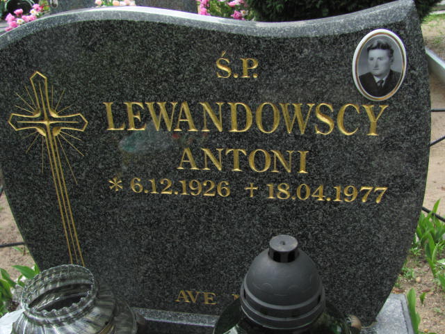 Antoni Lewandowski 1926 Rudna - Grobonet - Wyszukiwarka osób pochowanych