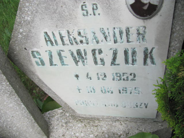 Adam Szewczuk 1958 Rudna - Grobonet - Wyszukiwarka osób pochowanych