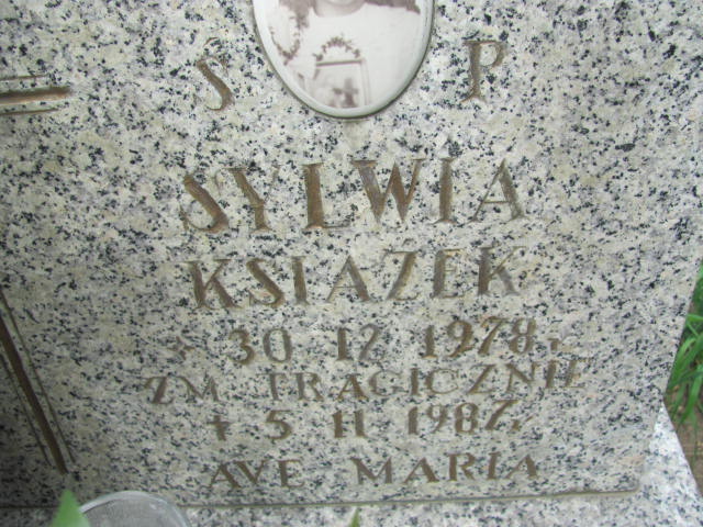 Sylwia Książek 1978 Rudna - Grobonet - Wyszukiwarka osób pochowanych