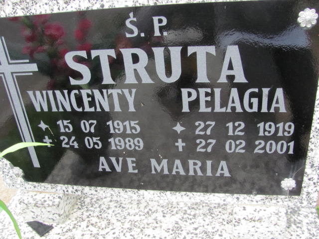 Pelagia Struta 1919 Rudna - Grobonet - Wyszukiwarka osób pochowanych