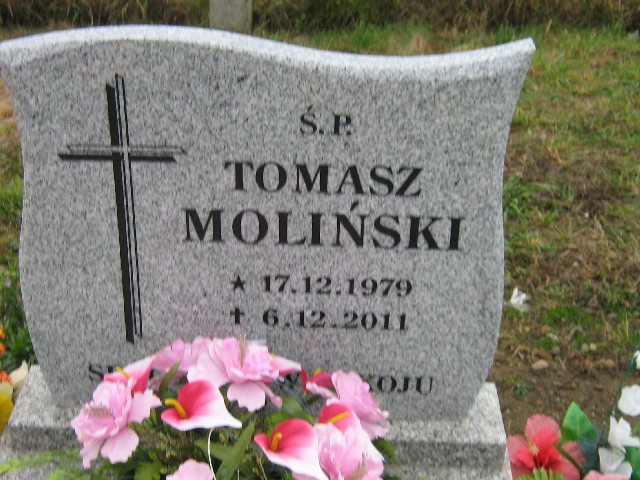 Tomasz Moliński 1979 Rudna - Grobonet - Wyszukiwarka osób pochowanych