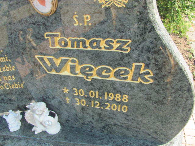 Tomasz Więcek 1988 Rudna - Grobonet - Wyszukiwarka osób pochowanych