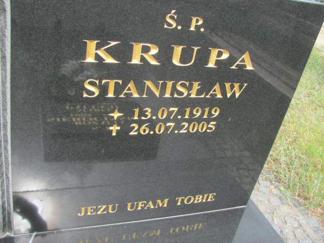 Stanisław Krupa 1919 Rudna - Grobonet - Wyszukiwarka osób pochowanych