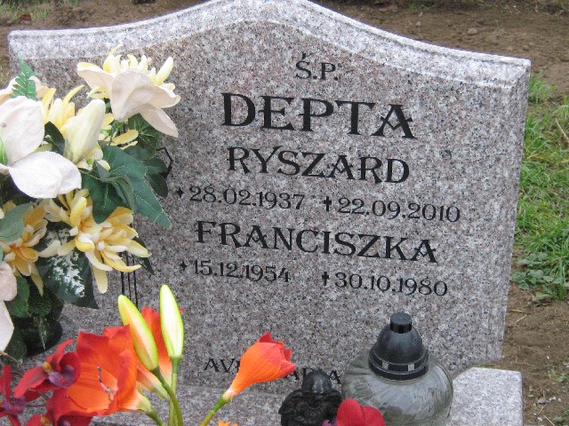 RYSZARD JÓZEF Depta 1937 Rudna - Grobonet - Wyszukiwarka osób pochowanych