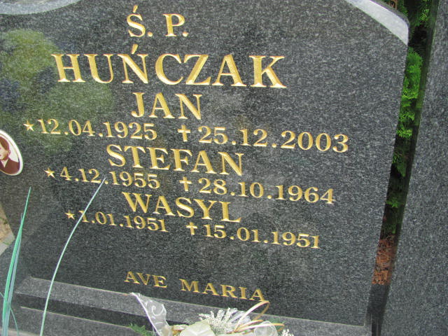 Jan Huńczak 1925 Rudna - Grobonet - Wyszukiwarka osób pochowanych