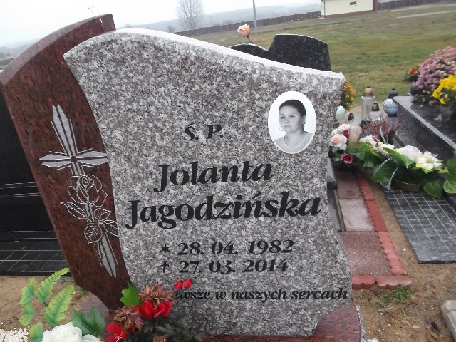 Jolanta Jagodzińska 1982 Rudna - Grobonet - Wyszukiwarka osób pochowanych