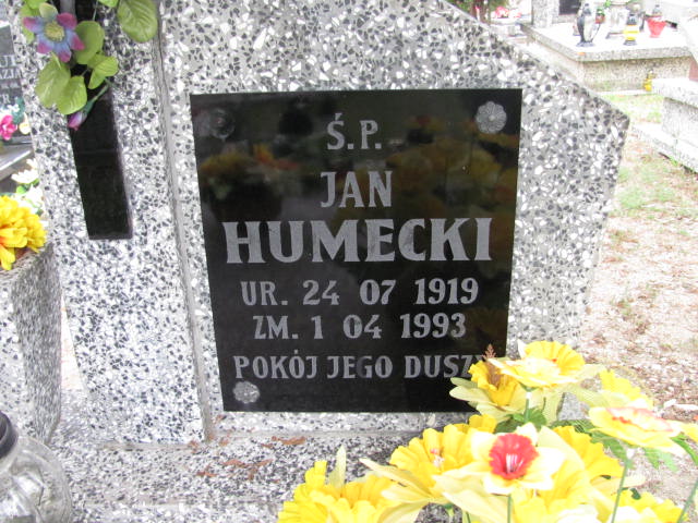 Grób Jan Humecki