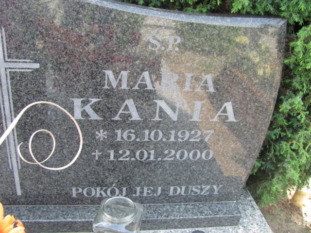 Maria Kania 1927 Rudna - Grobonet - Wyszukiwarka osób pochowanych