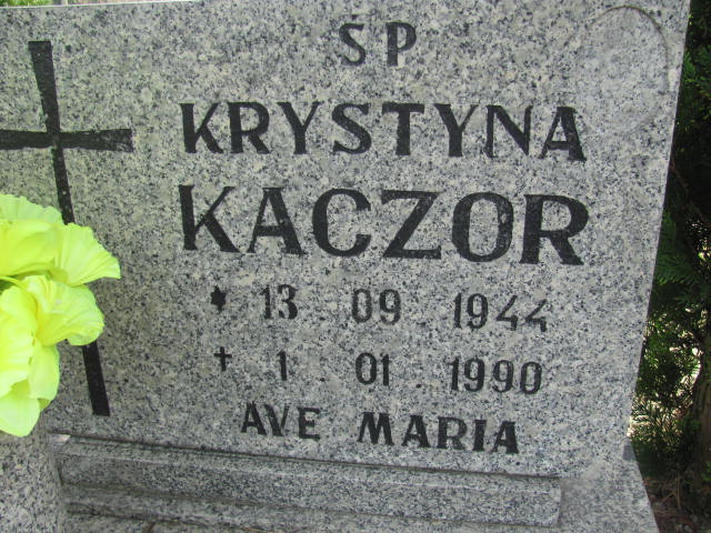 Grób Krystyna Kaczor