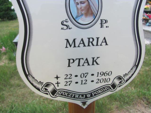 Maria Ptak 1960 Rudna - Grobonet - Wyszukiwarka osób pochowanych