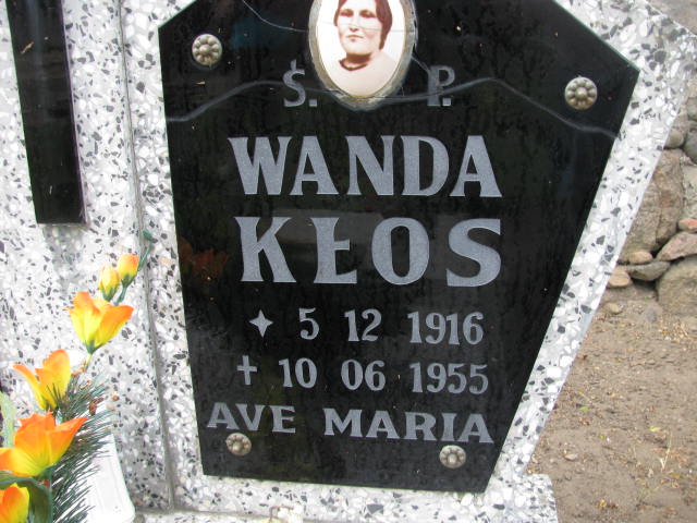 Grób Wanda Kłos