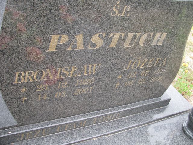 Bronisław Pastuch 1920 Rudna - Grobonet - Wyszukiwarka osób pochowanych