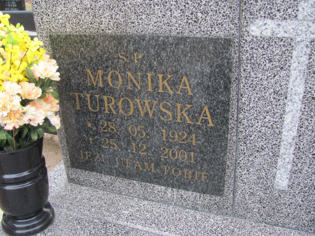 Monika Turowska 1924 Rudna - Grobonet - Wyszukiwarka osób pochowanych