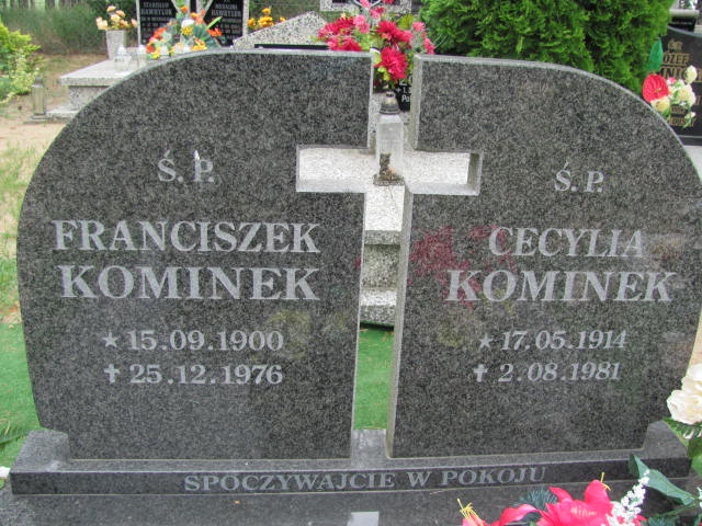 Franciszek Kominek 1900 Rudna - Grobonet - Wyszukiwarka osób pochowanych