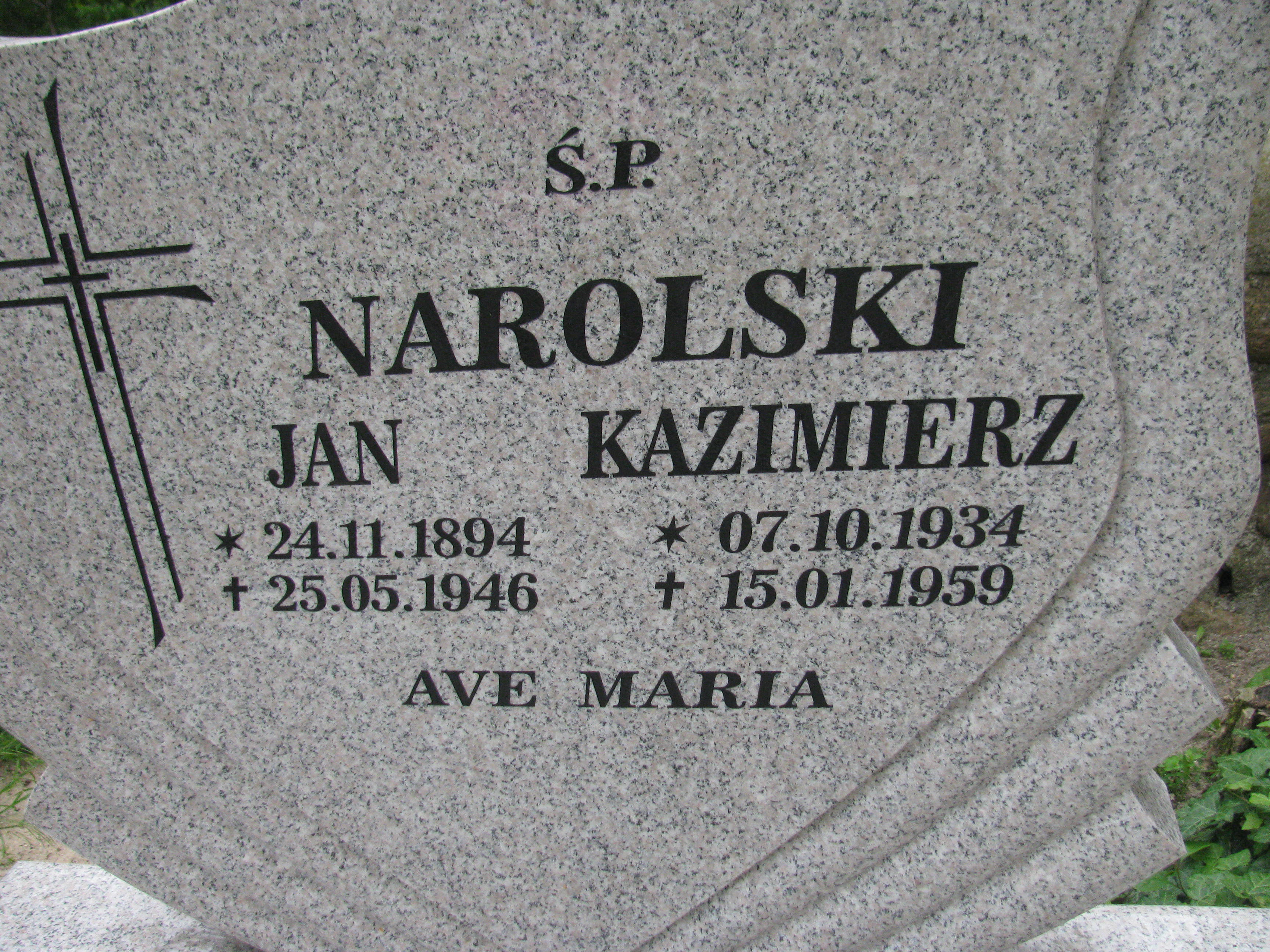 Jan Narolski 1894 Rudna - Grobonet - Wyszukiwarka osób pochowanych