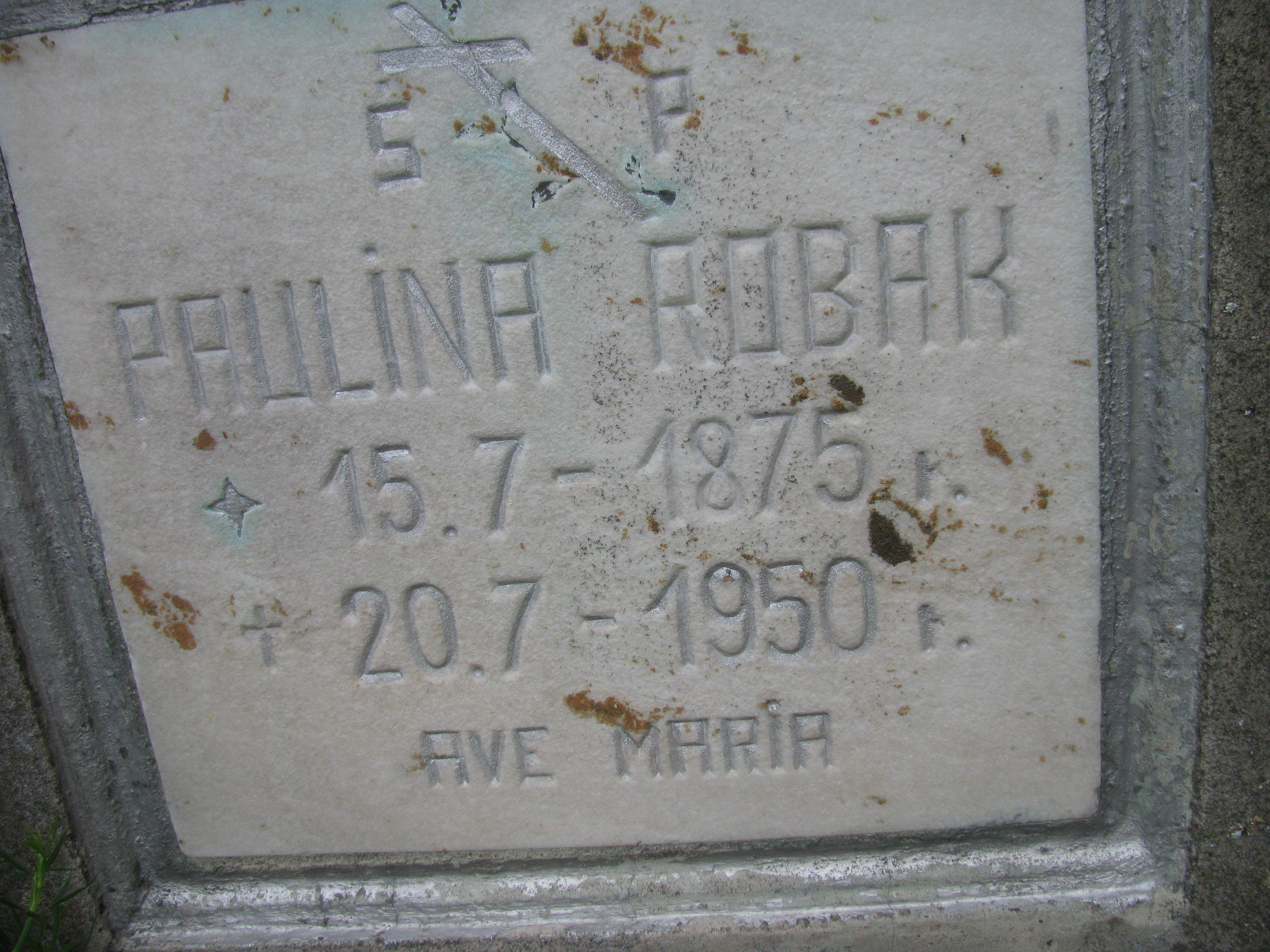 Paulina Robak 1875 Rudna - Grobonet - Wyszukiwarka osób pochowanych