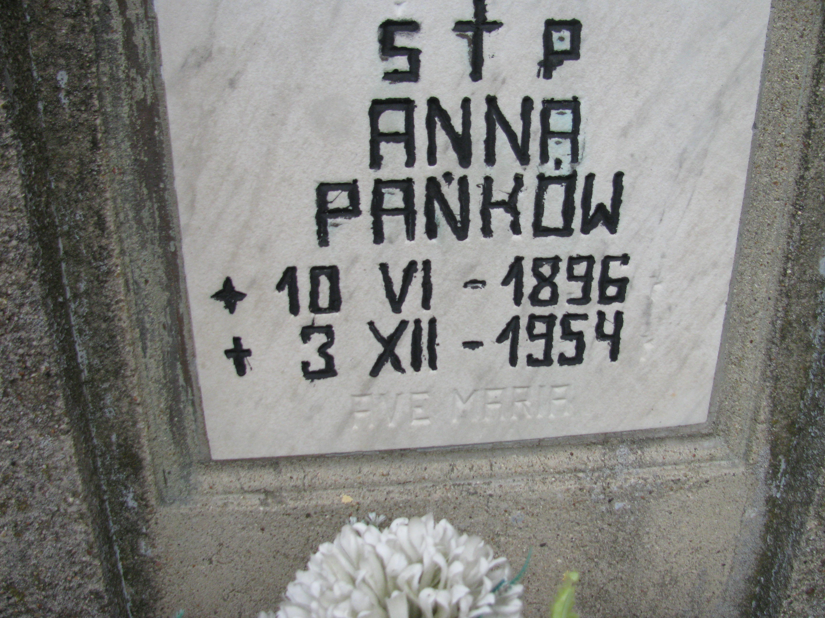Grób Anna Pańków